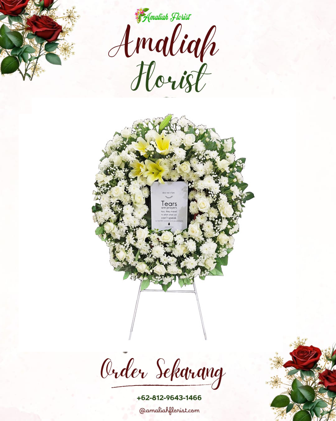 Krans Bunga Duka Sukaraja